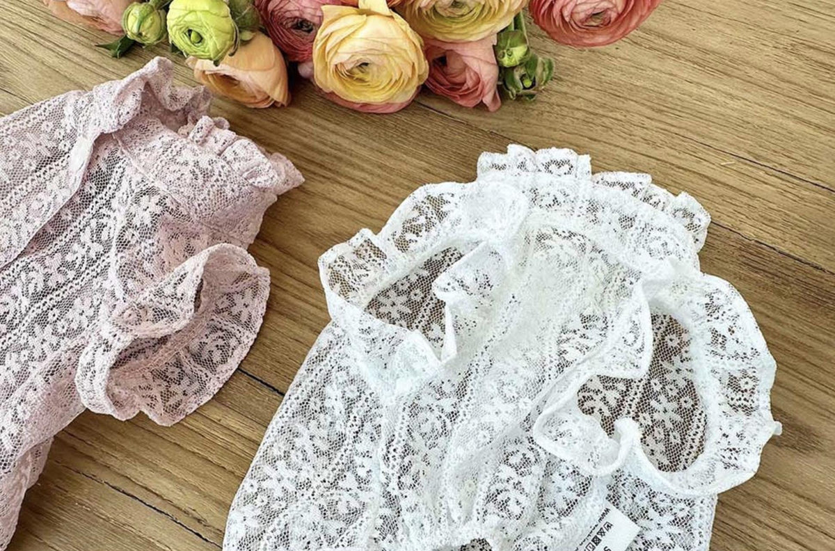 Romantic Snow Lace Blouse, XS-XL, Small Dog Clothes, Dog Summer Top, Dog-Tee, Dog Luxury Top, Dog Wedding, NKPUP - NKpup