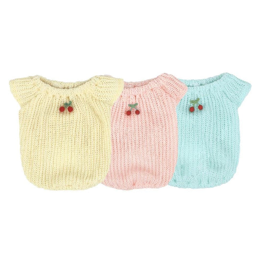 Cherry Puff Knit Top, S-2XL, Small Dog Clothes, Dog Knit, Dog Top, Gift for Pet, Dog Apparel, NKpup - NKpup
