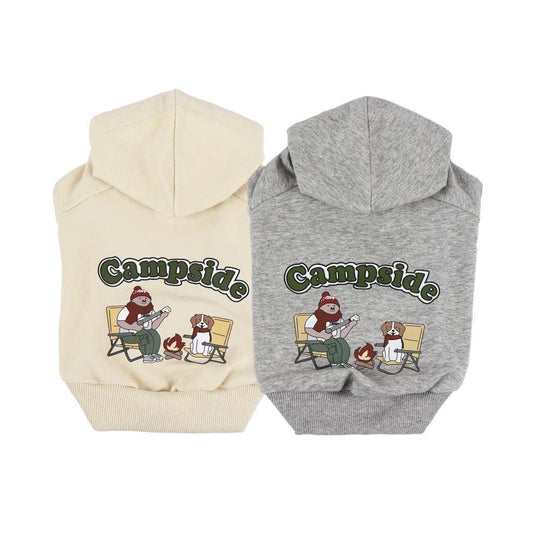 Campside Hoodie, S-2XL, Small Dog Clothes, Dog Sweatshirts, Dog Sweater, Dog Apparel, Pet Clothing, NKPUP - NKpup