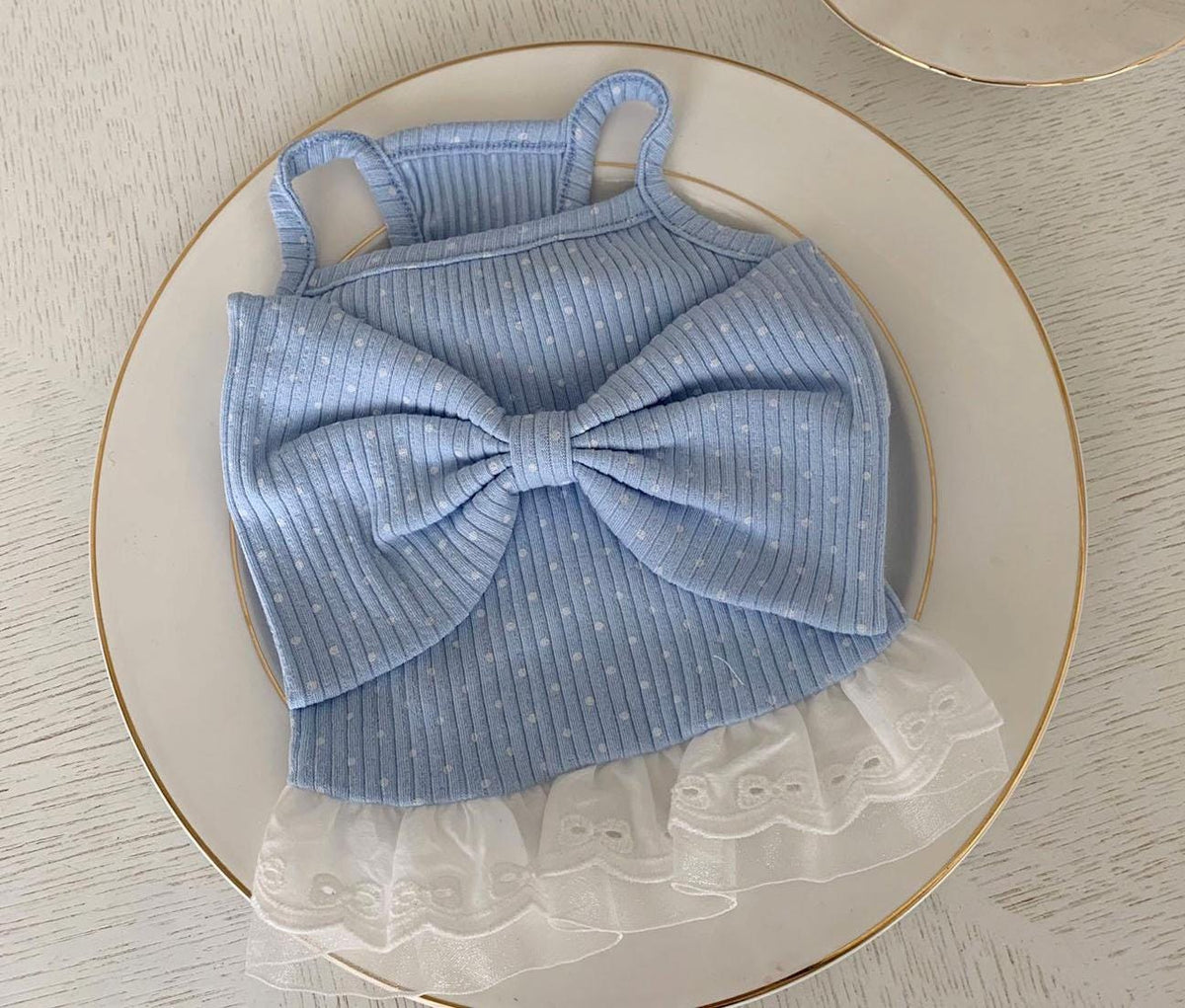 Sweet Bow Lace Dress, S-XL, Small Dog Clothes, Dog Dress, Dog Wedding, Dog Luxury Top, Pet Clothes, NKPUP - NKpup