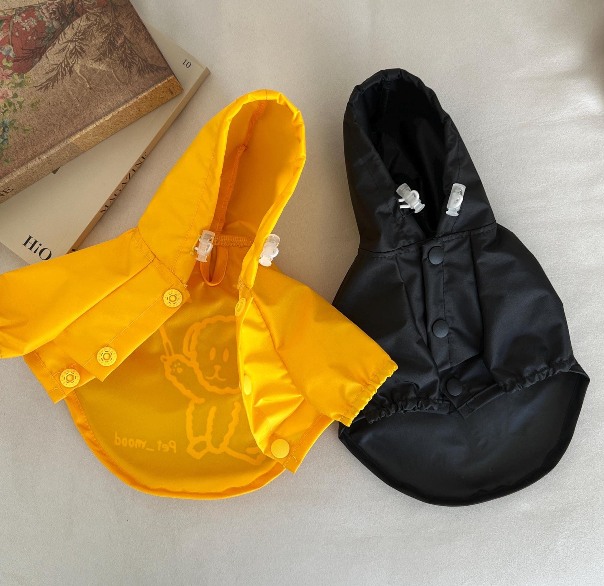 Glow Print Raincoat for Dog, S-2XL, Waterproof, Poncho for Dog, Outdoor Raincoat for Dog, Pet Clothing, Dog Jacket, Dog Apparel - NKpup