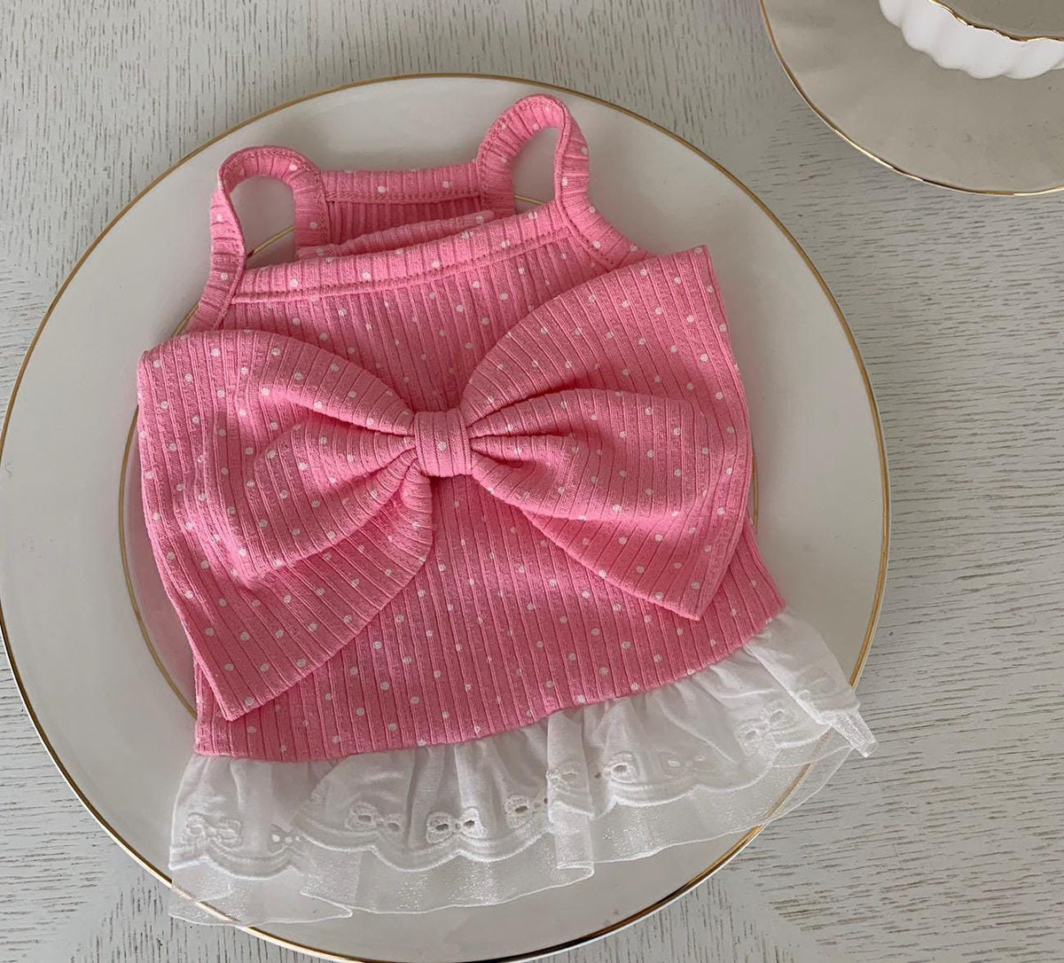 Sweet Bow Lace Dress, S-XL, Small Dog Clothes, Dog Dress, Dog Wedding, Dog Luxury Top, Pet Clothes, NKPUP - NKpup