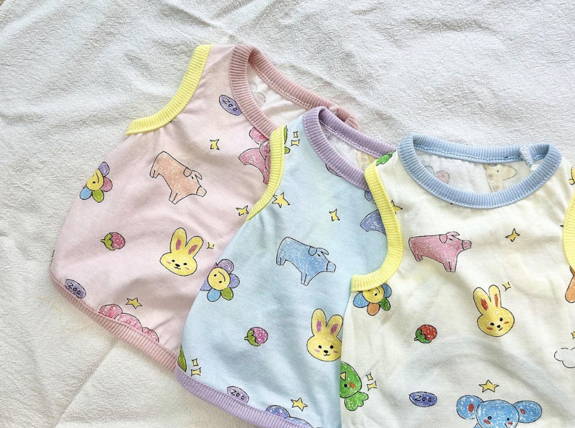 ZOO Friends Top, XS-2XL, Small Dog Clothes, Cotton Shirt, Dog-Tee, Dog T-shirt, Dog Top, NKPUP - NKpup