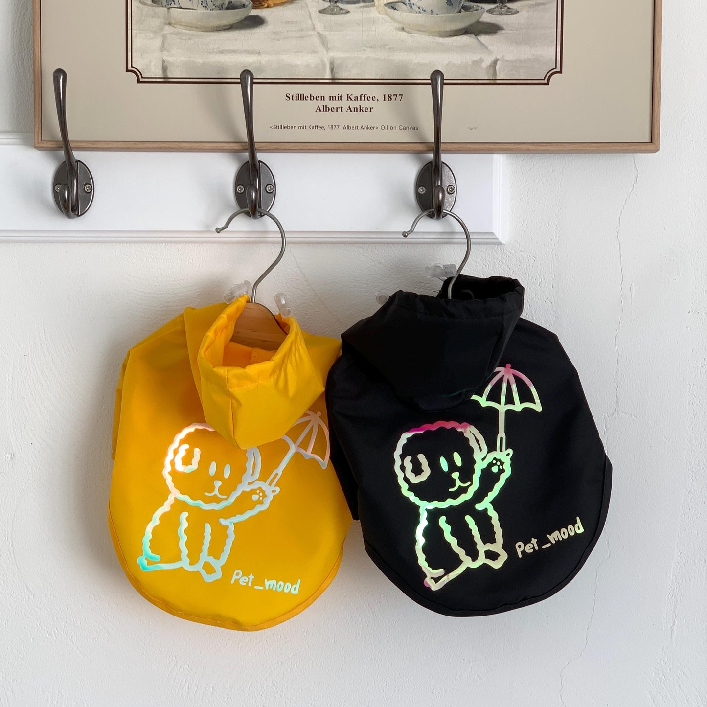 Glow Print Raincoat for Dog, S-2XL, Waterproof, Poncho for Dog, Outdoor Raincoat for Dog, Pet Clothing, Dog Jacket, Dog Apparel - NKpup