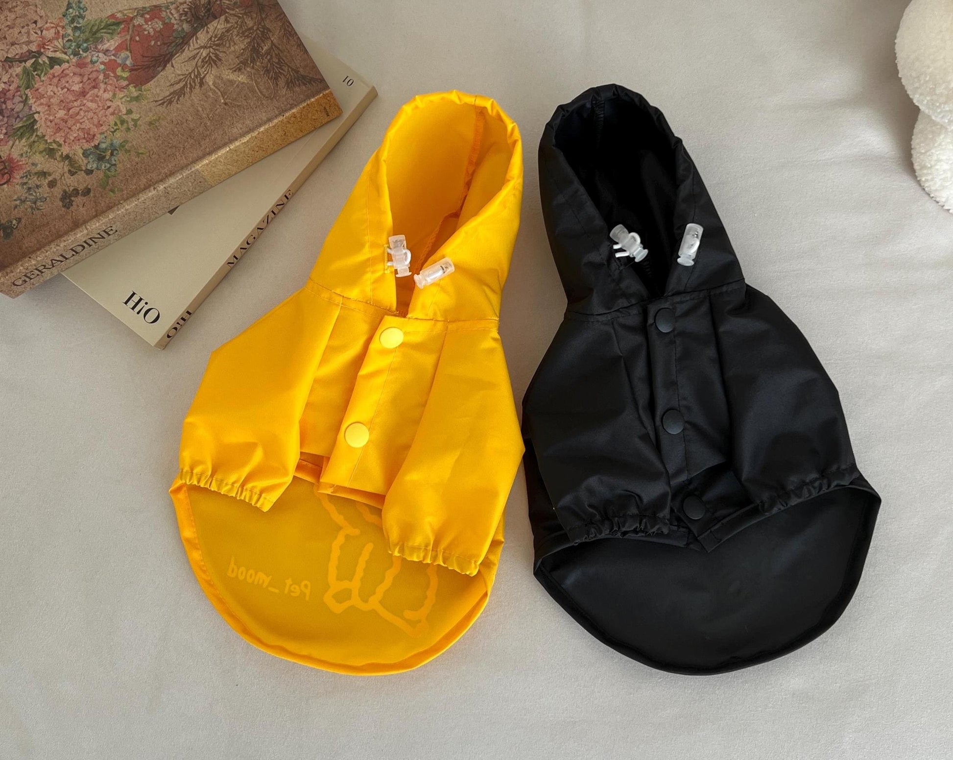 Glow Print Raincoat for Dog, S-2XL, Waterproof, Poncho for Dog, Outdoor Raincoat for Dog, Pet Clothing, Dog Jacket, Dog Apparel - NKpup