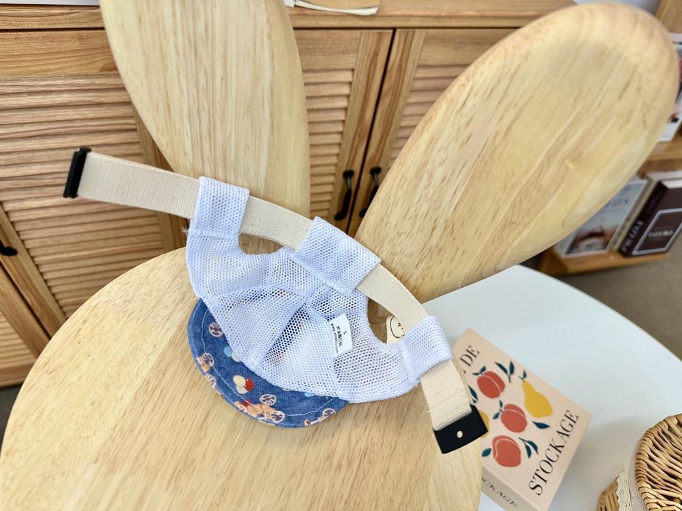 Bear Print Mesh Sun Hat, S-L, Hat for Dog, Dog Hat, Pet Outdoor Accessories, Pet Accessory, Dog Outdoor, Dog Apparel, Pet Clothing - NKpup