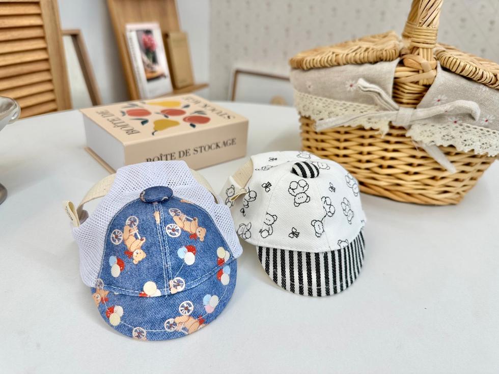 Bear Print Mesh Sun Hat, S-L, Hat for Dog, Dog Hat, Pet Outdoor Accessories, Pet Accessory, Dog Outdoor, Dog Apparel, Pet Clothing - NKpup