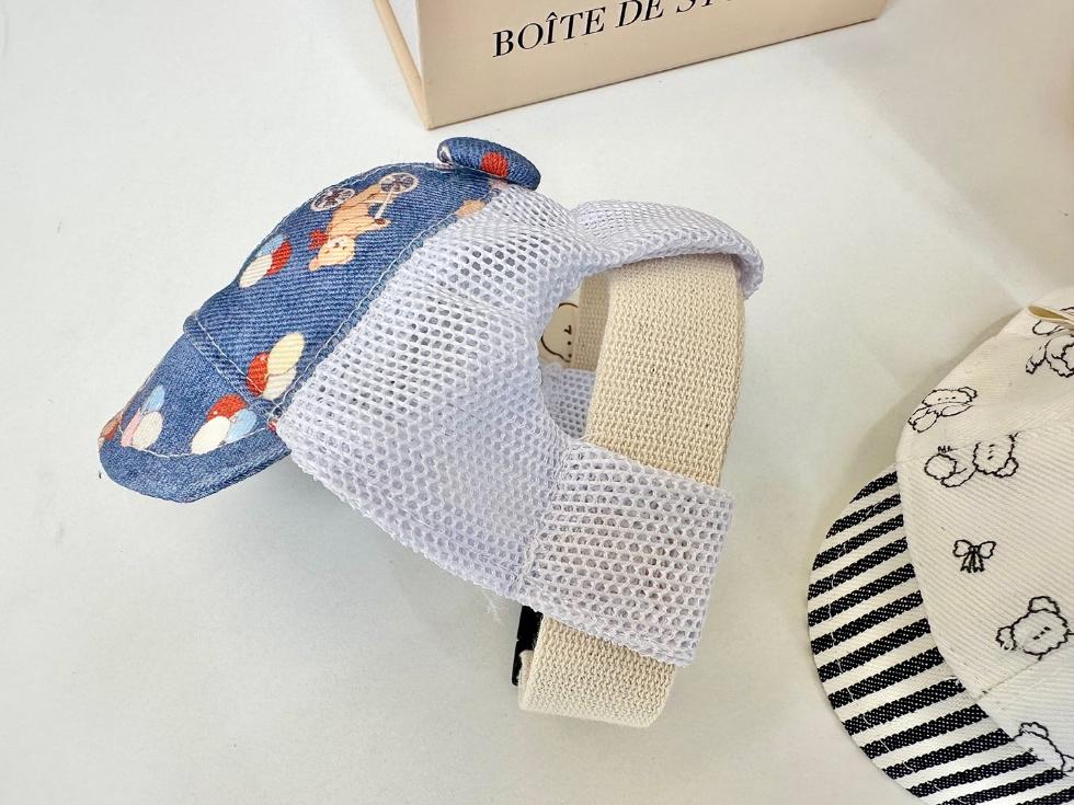 Bear Print Mesh Sun Hat, S-L, Hat for Dog, Dog Hat, Pet Outdoor Accessories, Pet Accessory, Dog Outdoor, Dog Apparel, Pet Clothing - NKpup