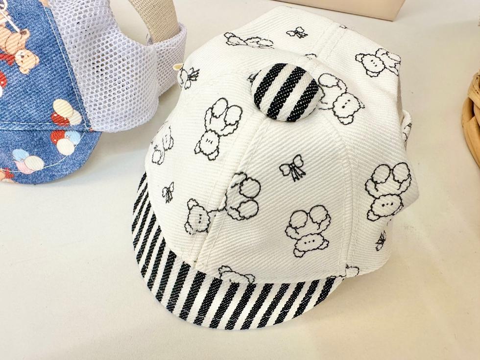 Bear Print Mesh Sun Hat, S-L, Hat for Dog, Dog Hat, Pet Outdoor Accessories, Pet Accessory, Dog Outdoor, Dog Apparel, Pet Clothing - NKpup