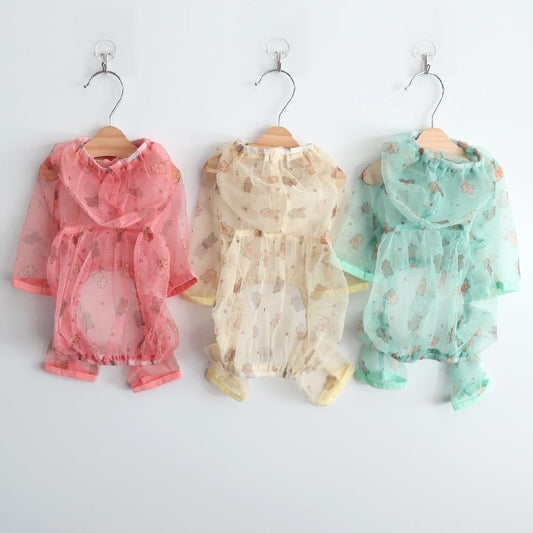 Sheer Cloud Romper, S-2XL, Small Dog Clothes, Dog Summer Outfit, Dog Romper, Gift for Dogs, NKPUP - NKpup