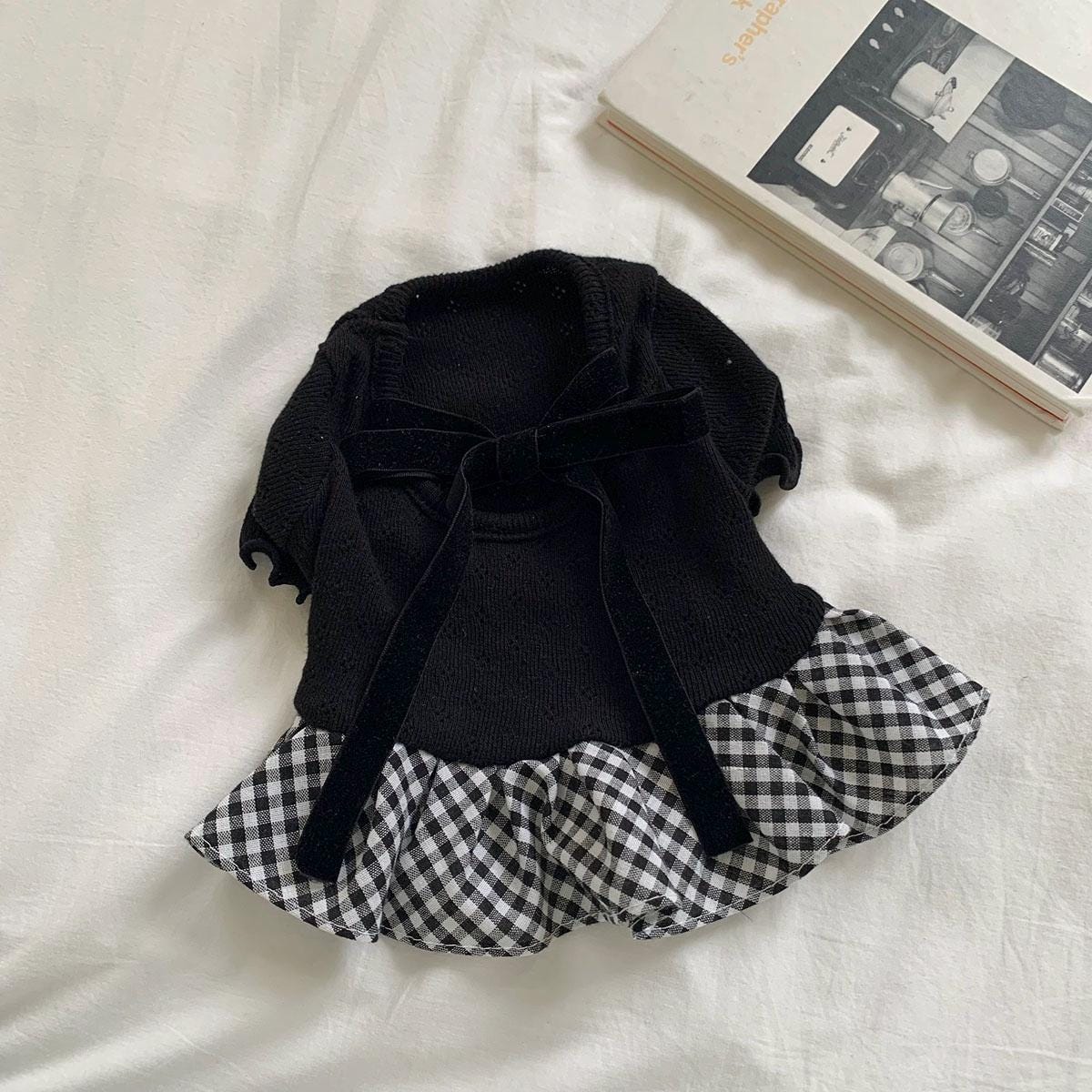 Eyelet Ruffle Dress, S-XL, Small Dog Clothes, Dog Dress, Dog Wedding, Dog Luxury Outfit, Pet Clothing, NKPUP - NKpup