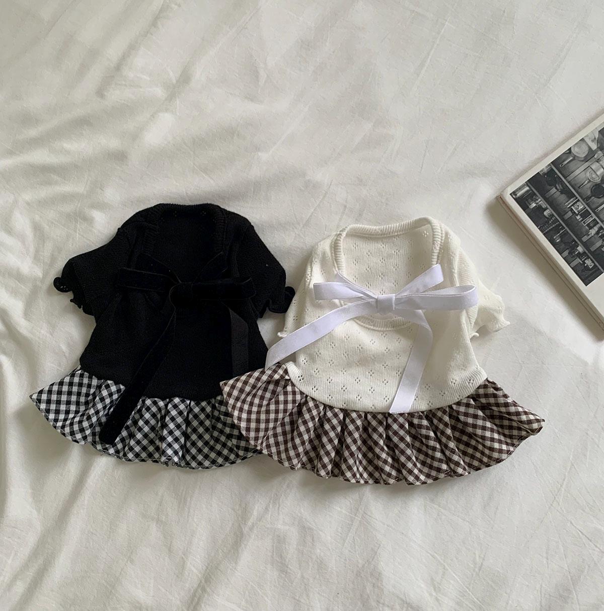 Eyelet Ruffle Dress, S-XL, Small Dog Clothes, Dog Dress, Dog Wedding, Dog Luxury Outfit, Pet Clothing, NKPUP - NKpup