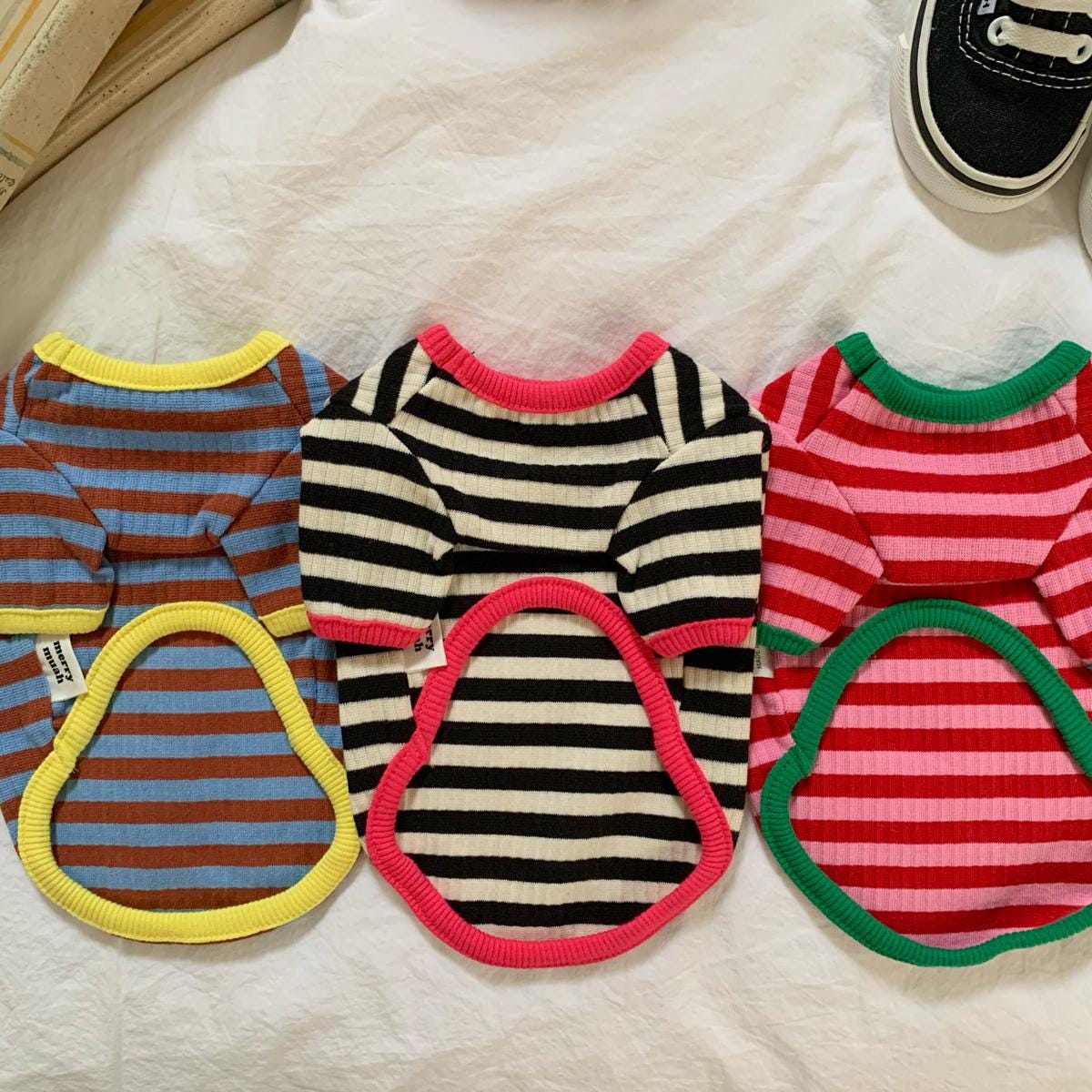 Merry Days Ribbed Tee, S-XL, Small Dog Clothes, Dog Cute Top, Dog Comfy Top, Dog Knit, Gift for Furry Friends, NKPUP - NKpup