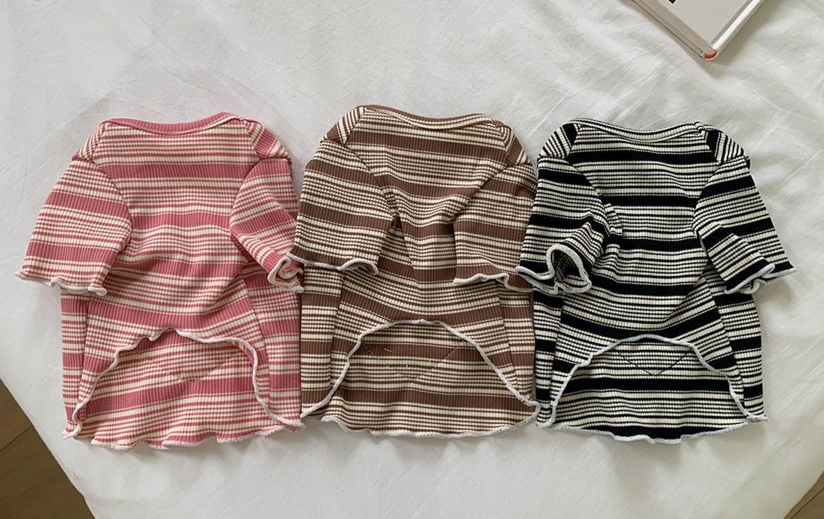 Ruffled Heart Tee, S-XL, Small Dog Clothes, Dog Cute Top, Dog Comfy Top, Dog Knit, Gift for Furry Friends, NKPUP - NKpup