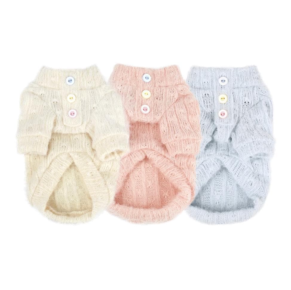 Cozy Knit Sweater, S-2XL, Small Dog Clothes, Ultra Lightweight Dog Sweater, Dog Knit, NKPUP - NKpup