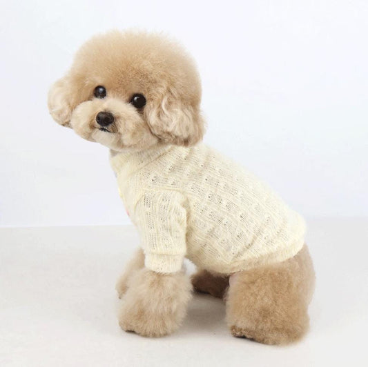 Cozy Knit Sweater, S-2XL, Small Dog Clothes, Ultra Lightweight Dog Sweater, Dog Knit, NKPUP - NKpup