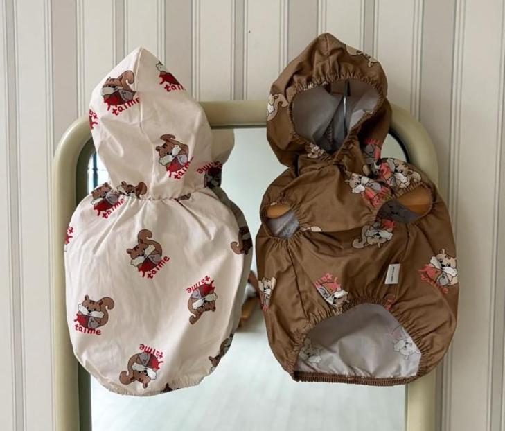 Squirrel Hoodie Vest, S-XL, Small Dog Clothes, Dog Cute Outer, Dog Comfy Jacket, Gift for Furry Friends, NKPUP - NKpup