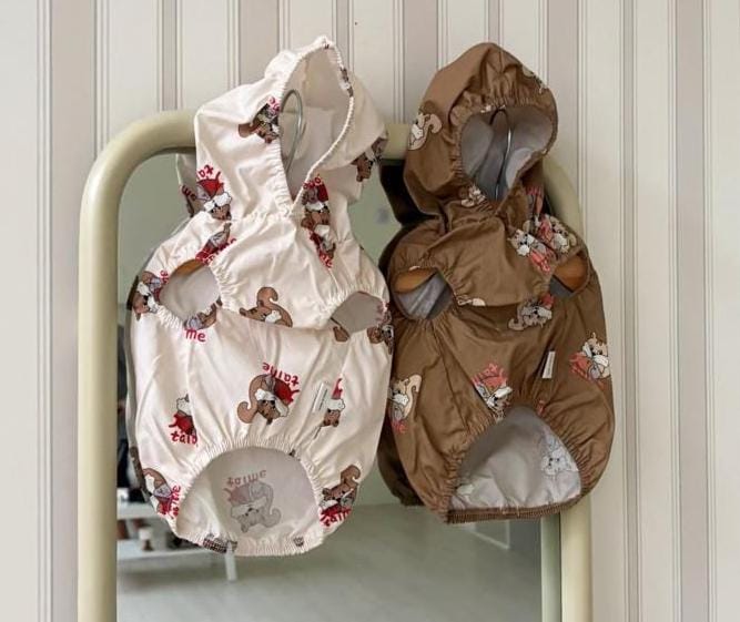 Squirrel Hoodie Vest, S-XL, Small Dog Clothes, Dog Cute Outer, Dog Comfy Jacket, Gift for Furry Friends, NKPUP - NKpup