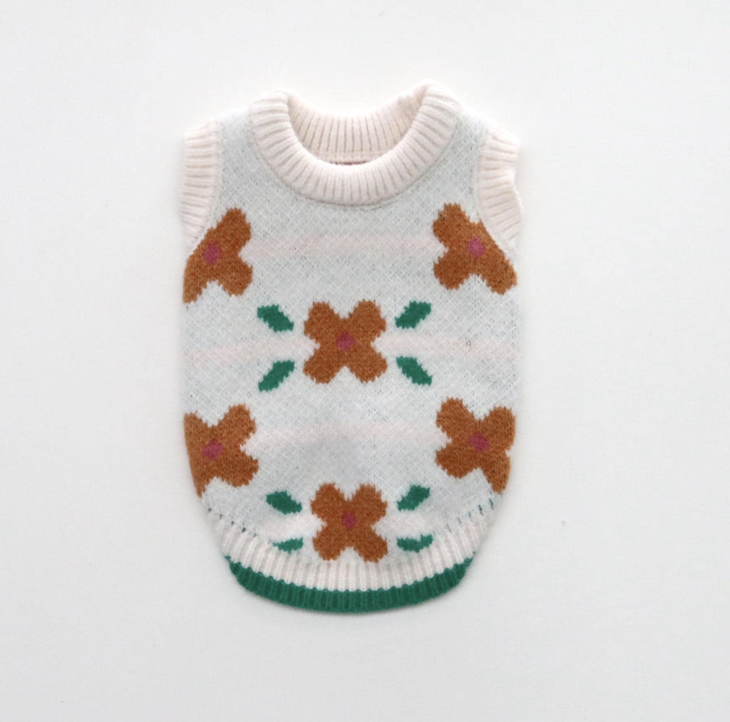 Blossom Knit Sweater, S-XL, Small Dog Clothes, Dog Cute Top, Dog Comfy Knit, Dog Knit, Gift for Furry Friends, NKPUP - NKpup
