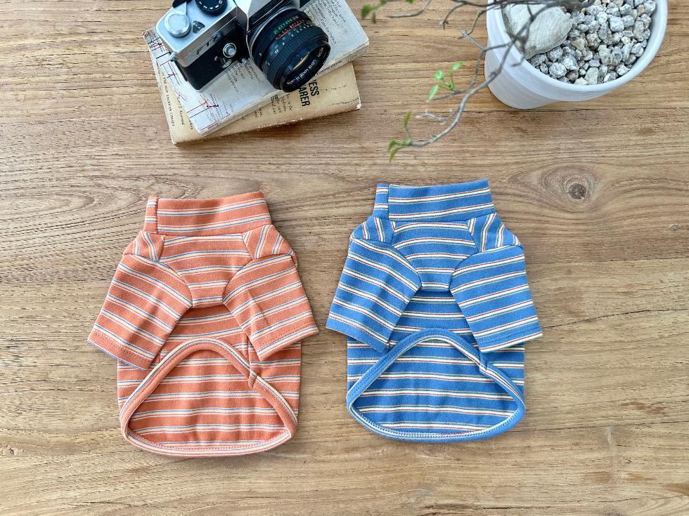 Always Good Day Stripe Tee, XS-2XL, Small Dog Clothes, Ultra Lightweight Dog Top, Dog Knit, NKPUP - NKpup