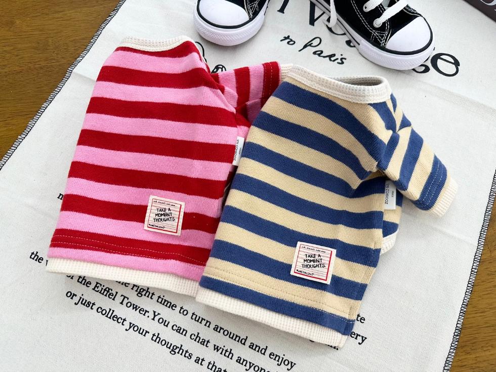 Cozy Knit Striped Shirt, XS-2XL, Small Dog Clothes, Ultra Lightweight Dog Top, Dog Knit, NKPUP - NKpup