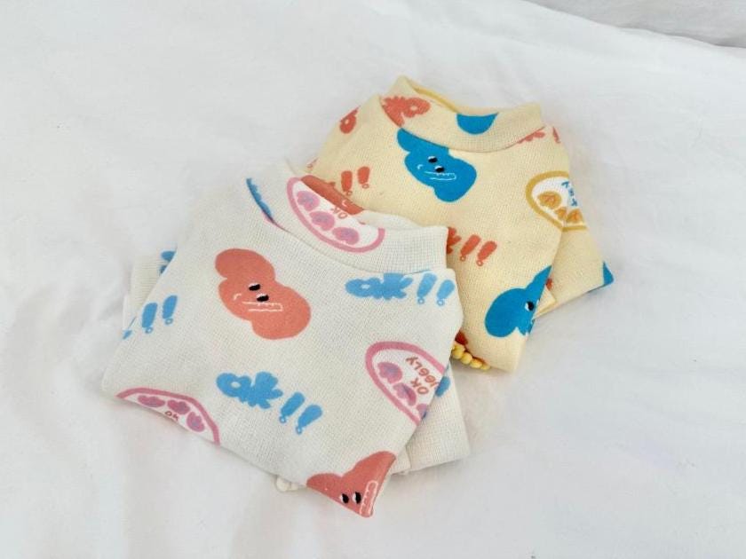 Snuggly Print Overall, XS-2XL, Dog Jumpsuit, Dog Romper, Dog Skirt, Dog Dress, Small Dog Clothes, Dog Pants, Dog Apparel - NKpup