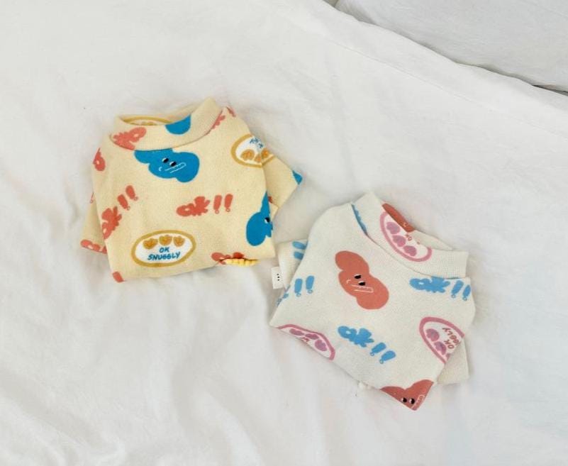 Snuggly Print Overall, XS-2XL, Dog Jumpsuit, Dog Romper, Dog Skirt, Dog Dress, Small Dog Clothes, Dog Pants, Dog Apparel - NKpup