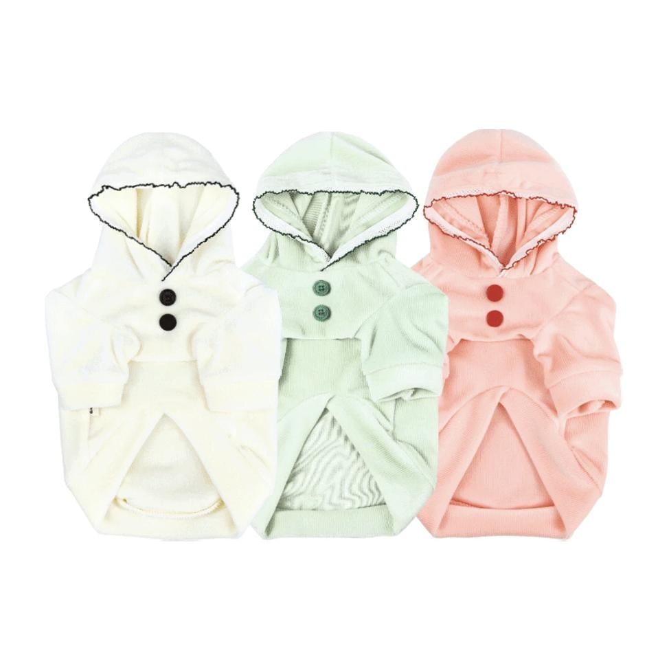 Soft Velvet Pocket Hoodie, S-2XL, Small Dog Clothes, Dog Sweatshirts, Dog Sweater, Dog Apparel, Pet Clothing, NKPUP - NKpup