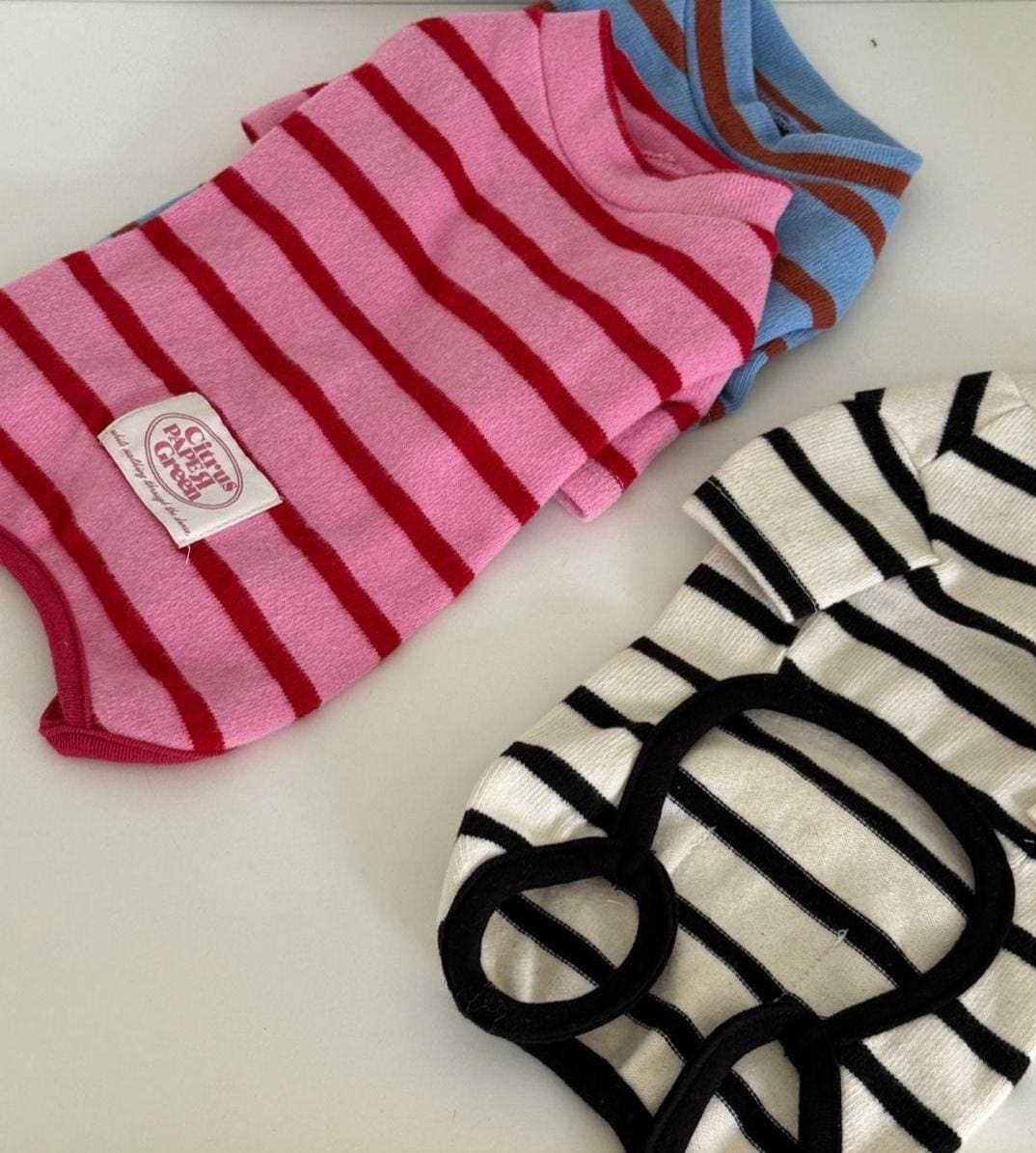 Citrus Stripe Overall, S-2XL, Dog Jumpsuit, Dog Romper, Dog Skirt, Dog Dress, Small Dog Clothes, Dog Pants, Dog Apparel - NKpup