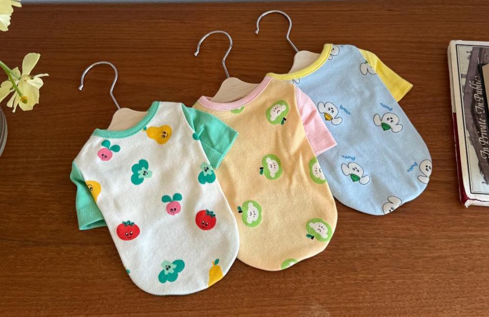 Fresh & Fruity Shirt, S-2XL, Small Dog Clothes, Ultra Lightweight Dog Top, Dog Top, NKPUP - NKpup