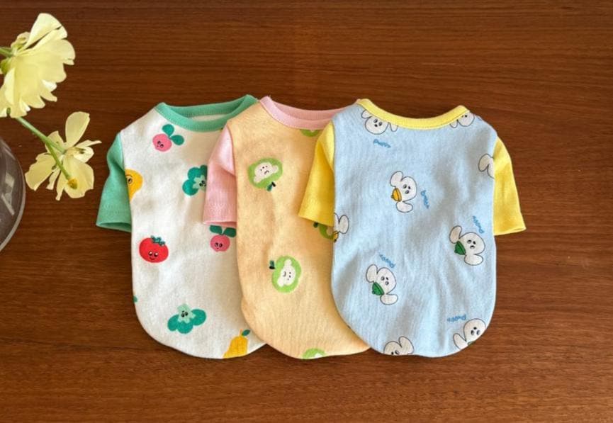 Fresh & Fruity Shirt, S-2XL, Small Dog Clothes, Ultra Lightweight Dog Top, Dog Top, NKPUP - NKpup