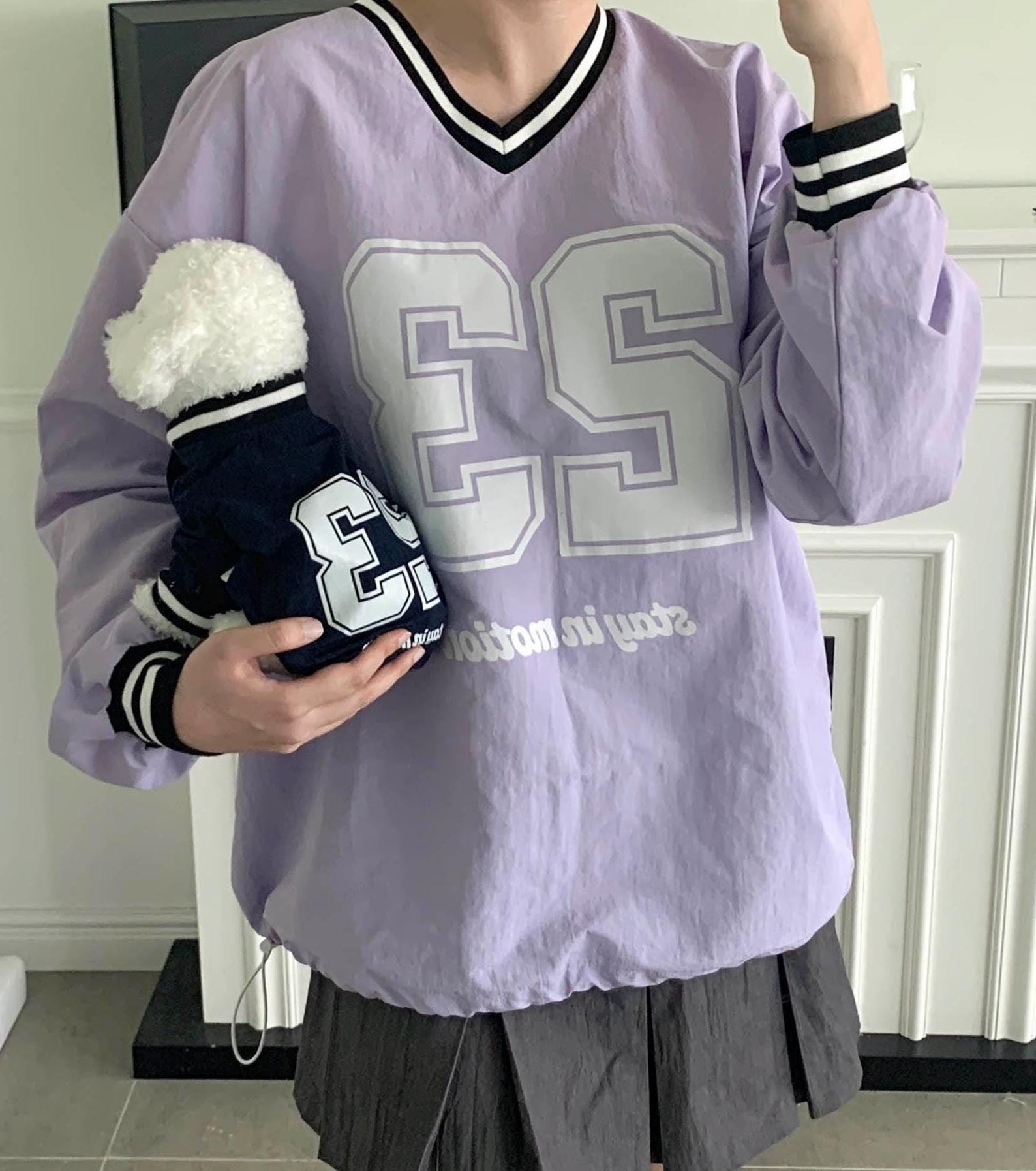 23 Sporty Zip-Up Jacket, S-XL, Small Dog Clothes, Dog Cute Top, Dog Comfy Top, Dog Knit, Gift for Furry Friends, NKPUP - NKpup