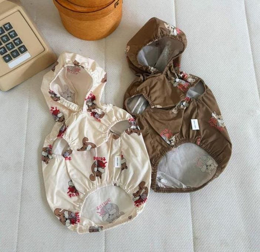 Squirrel Hoodie Vest, S-XL, Small Dog Clothes, Dog Cute Outer, Dog Comfy Jacket, Gift for Furry Friends, NKPUP - NKpup
