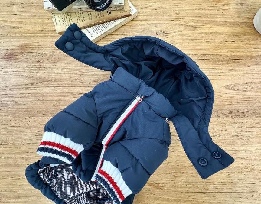 Detachable Hood Puffer Jacket, S-2XL, Dog Clothes, Dog-Sweater, Dog Outer, Dog Jacket, Dog Fashion, Dog Apparel - NKpup