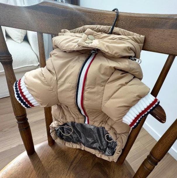 Detachable Hood Puffer Jacket, S-2XL, Dog Clothes, Dog-Sweater, Dog Outer, Dog Jacket, Dog Fashion, Dog Apparel - NKpup