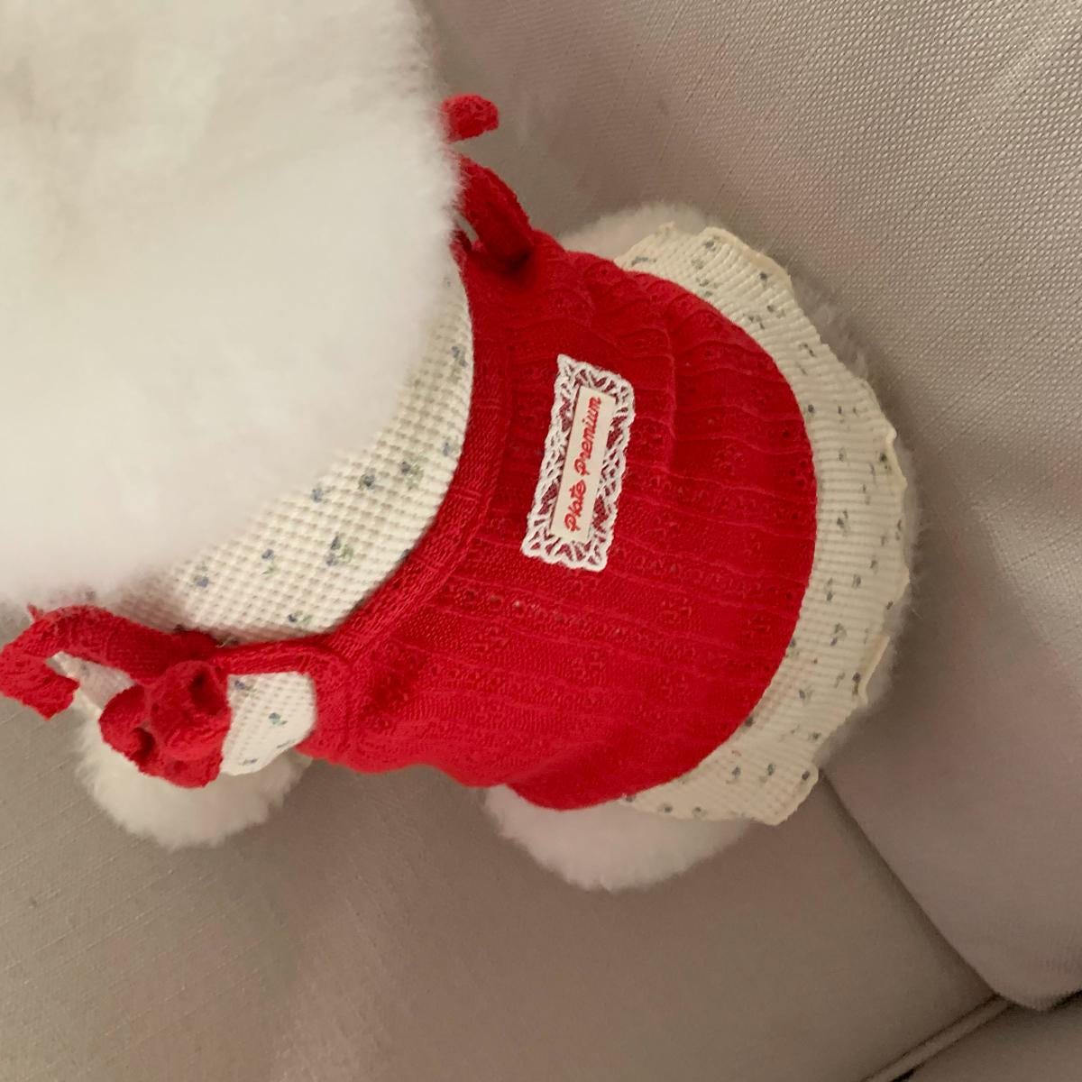 Ribbon Layered Knit Top, S-XL, Small Dog Clothes, Dog Cute Top, Dog Comfy Top, Dog Knit, Gift for Furry Friends, NKPUP - NKpup