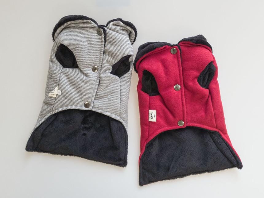 Faux Fur Lined Toggle Coat, S-XL, Small Dog Clothes, Dog Winter Vest, Dog Cozy Outfit, Dog Jacket, Gift for Furry Friends, NKPUP - NKpup