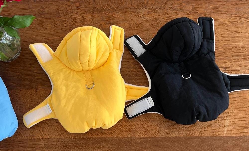 Cozy Puffer Hood Jacket, S-XL, Winter Jacket, Pet Clothing, Dog Jacket, Dog Fashion, Dog Apparel, Pet Clothing - NKpup