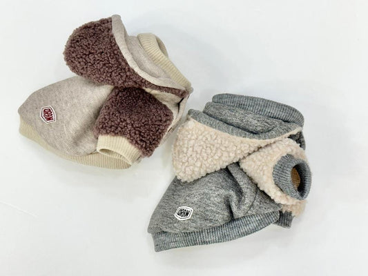 Teddy Sherpa Hoodie, S-2XL, Small Dog Clothes, Dog Winter Cozy Outfit, Dog Jacket, Gift for Furry Friends, NKPUP - NKpup