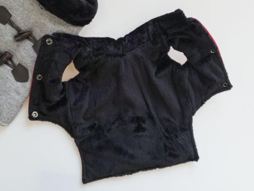 Faux Fur Lined Toggle Coat, S-XL, Small Dog Clothes, Dog Winter Vest, Dog Cozy Outfit, Dog Jacket, Gift for Furry Friends, NKPUP - NKpup