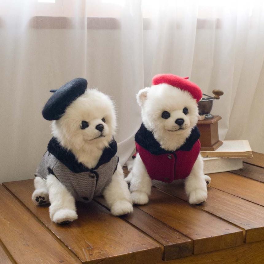 Faux Fur Lined Toggle Coat, S-XL, Small Dog Clothes, Dog Winter Vest, Dog Cozy Outfit, Dog Jacket, Gift for Furry Friends, NKPUP - NKpup