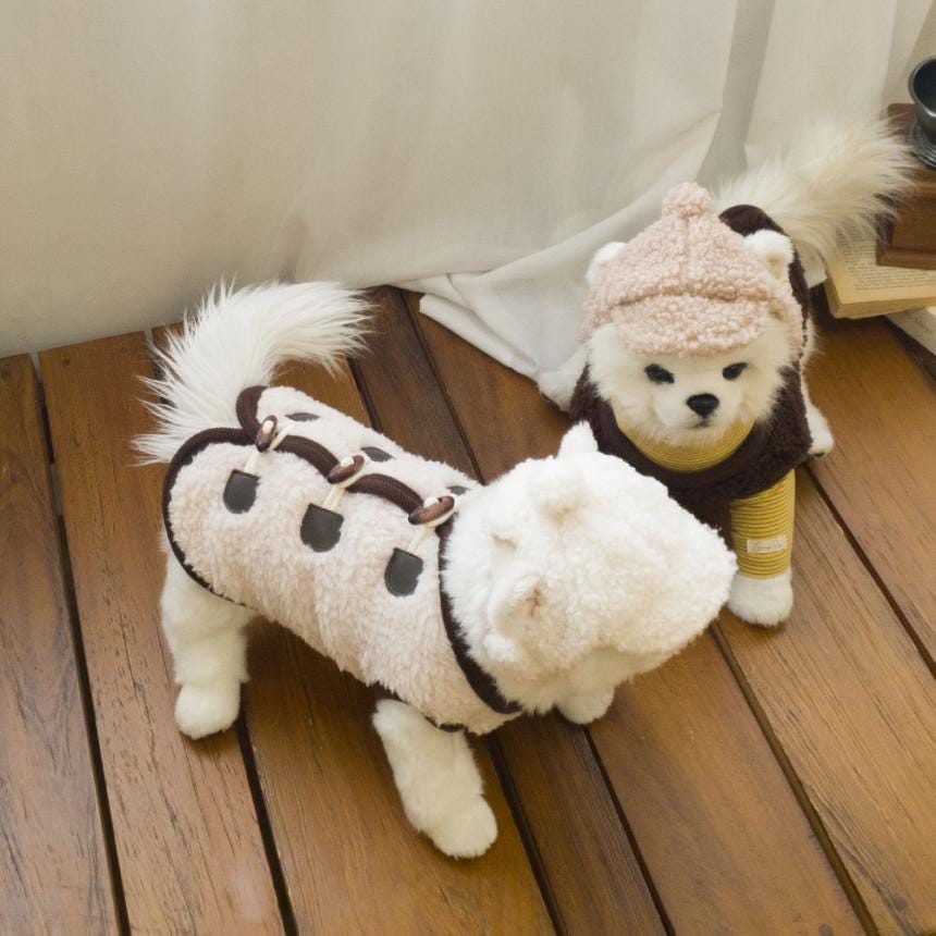 Duffle Fleece Vest, S-2XL, Small Dog Clothes, Dog Winter Vest, Dog Cozy Outfit, Dog Jacket, Gift for Furry Friends, NKPUP - NKpup