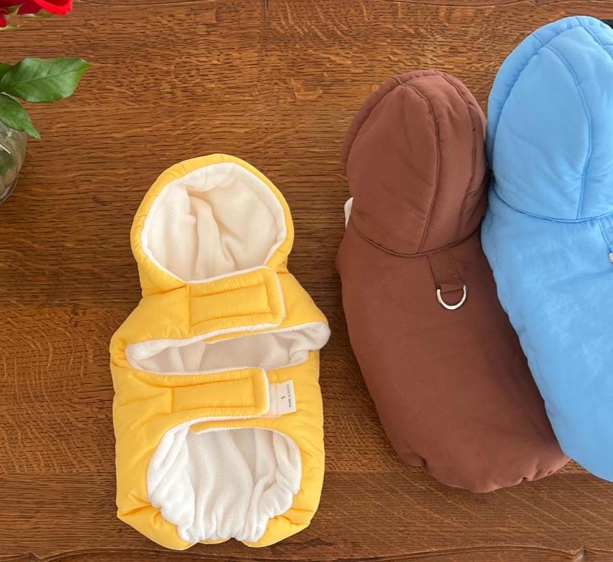 Cozy Puffer Hood Jacket, S-XL, Winter Jacket, Pet Clothing, Dog Jacket, Dog Fashion, Dog Apparel, Pet Clothing - NKpup