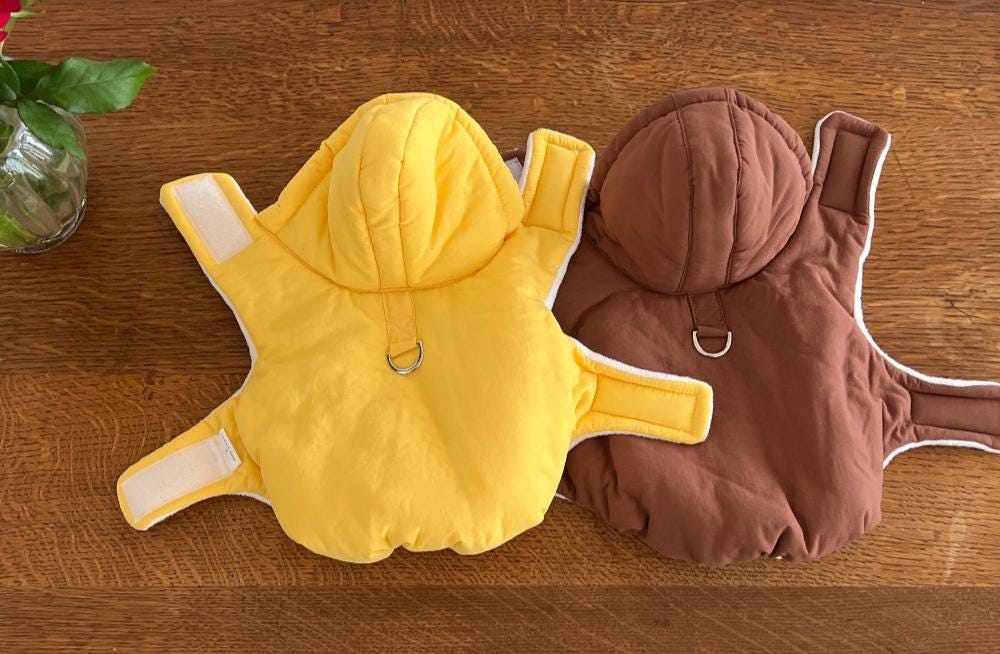 Cozy Puffer Hood Jacket, S-XL, Winter Jacket, Pet Clothing, Dog Jacket, Dog Fashion, Dog Apparel, Pet Clothing - NKpup