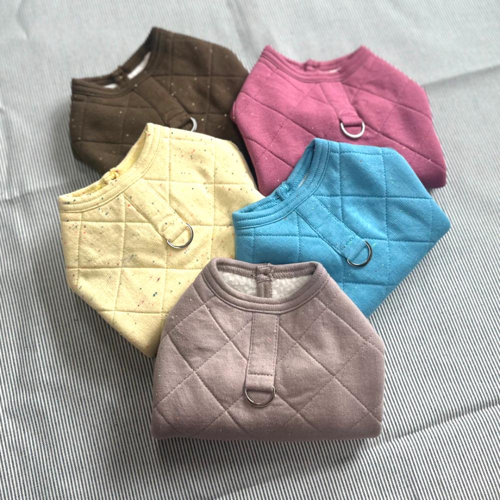 Quilted Fleece Vest with D-Ring, S-2XL, Small Dog Clothes, Dog Winter Vest, Dog Cozy Outfit, Dog Jacket, Gift for Furry Friends, NKPUP - NKpup