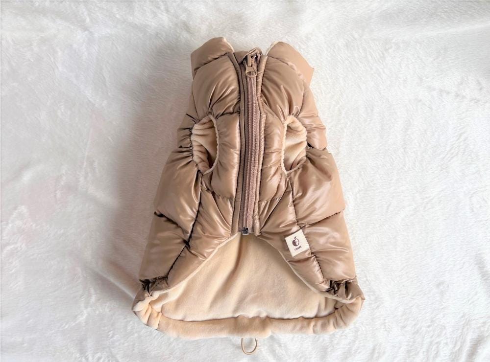 Cozy Zip-up Puffer Jacket, S-3XL, Winter Jacket, Small Dog Clothes, Dog Jacket, Dog Fashion, Dog Apparel, Pet Clothing - NKpup