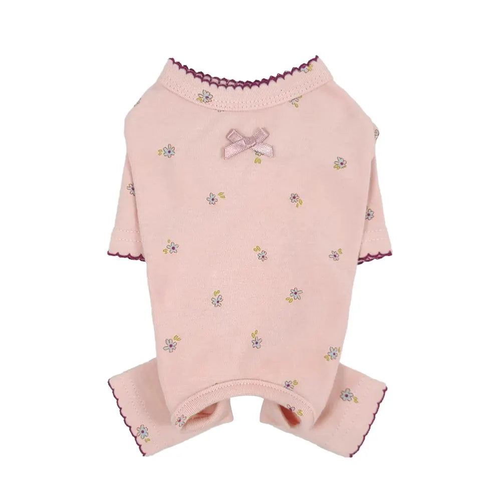Floral Scalloped Overall