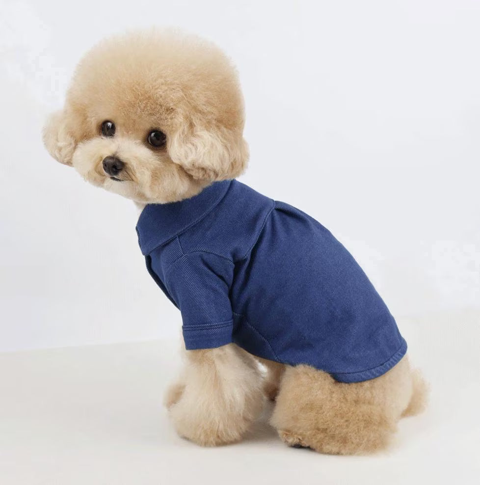 Standard Denim Dog Shirt