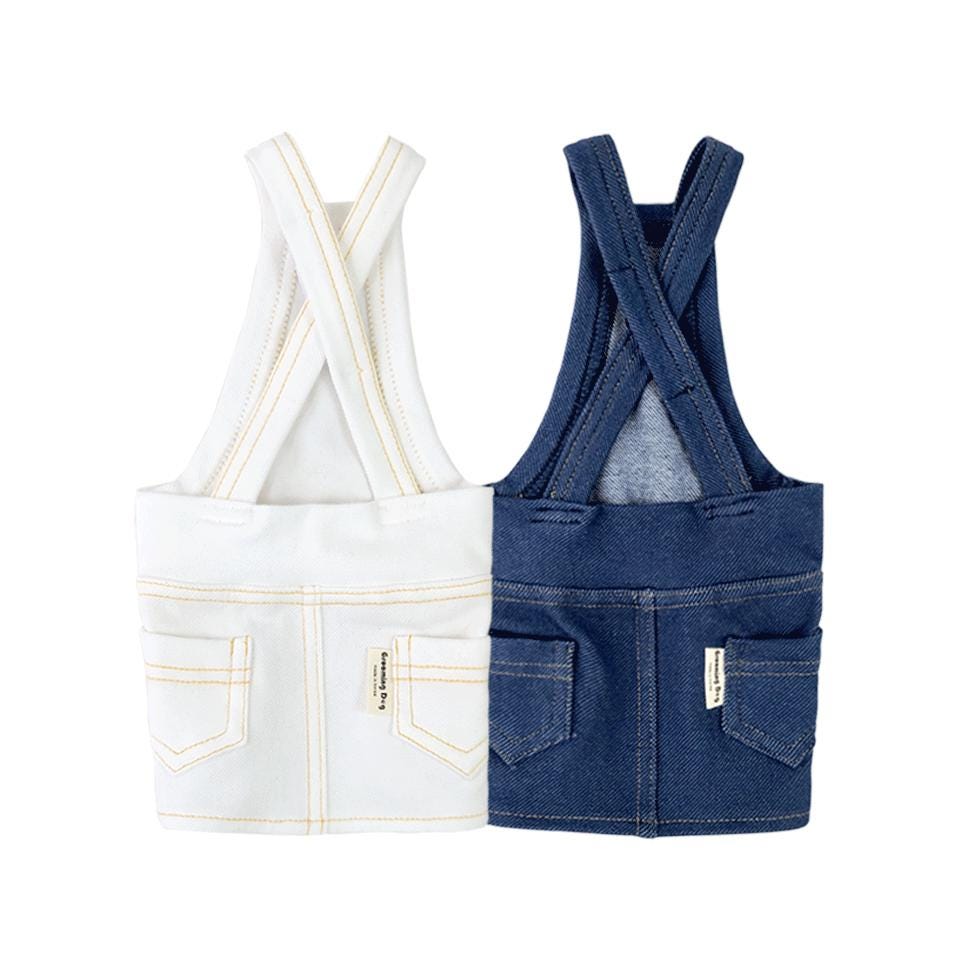 Denim Jogger Pants, S-2XL, Dog Jumpsuit, Pet Clothing, Dog Skirt, Dog Winter Top, Dog Fashion, Dog Apparel, Pet Clothing - NKpup