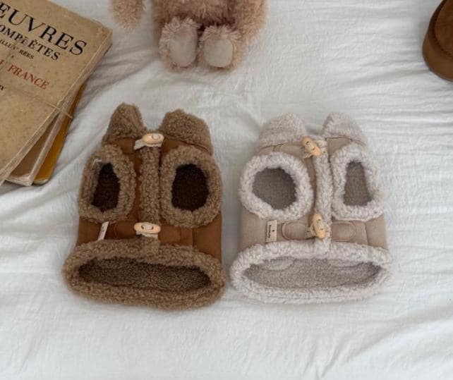 Cozy Pocket Shearling Vest, S-2XL, Pet Clothing, Dog Vest, Dog Jacket, Small Dog Clothes, Dog Apparel - NKpup